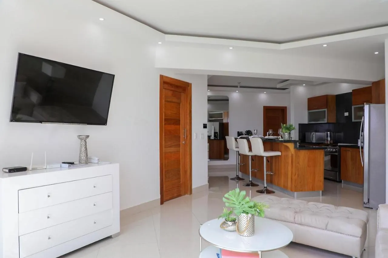 Luxury Apart With Sea View, Spa, Cine, Pool , Santo Domingo Apartment